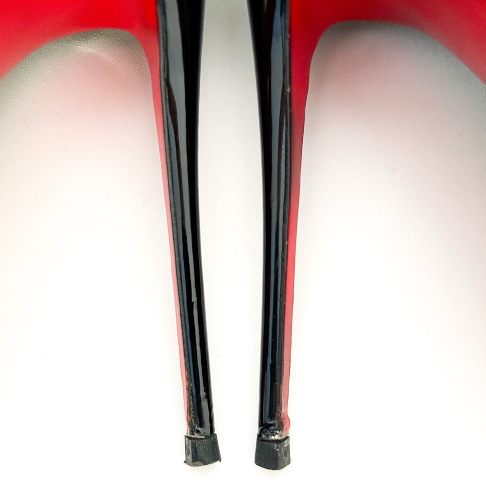 Christian Louboutin So Kate Black Patent Leather High Heel Pointed Toe Pumps 41 - Picture 8 of 11